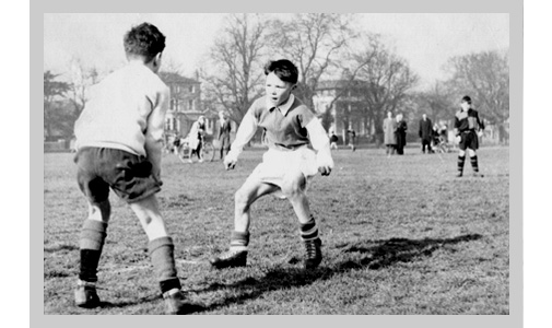 where it all began: one of Steve's first ever games for his school